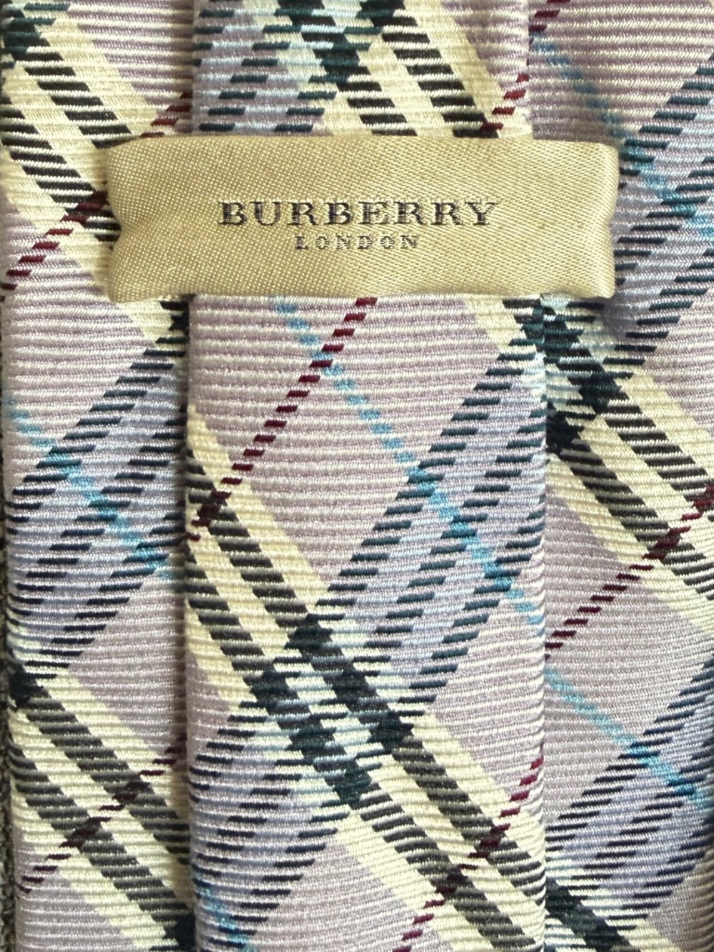 Burberry Nova Check Silk Necktie